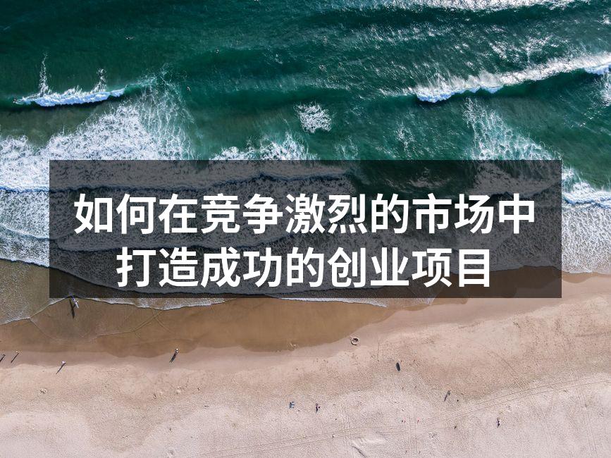 如何在竞争激烈的市场中打造成功的创业项目