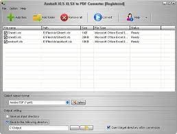 Aostsoft Excel to PDF Converter