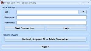 Oracle Join Two Tables Software